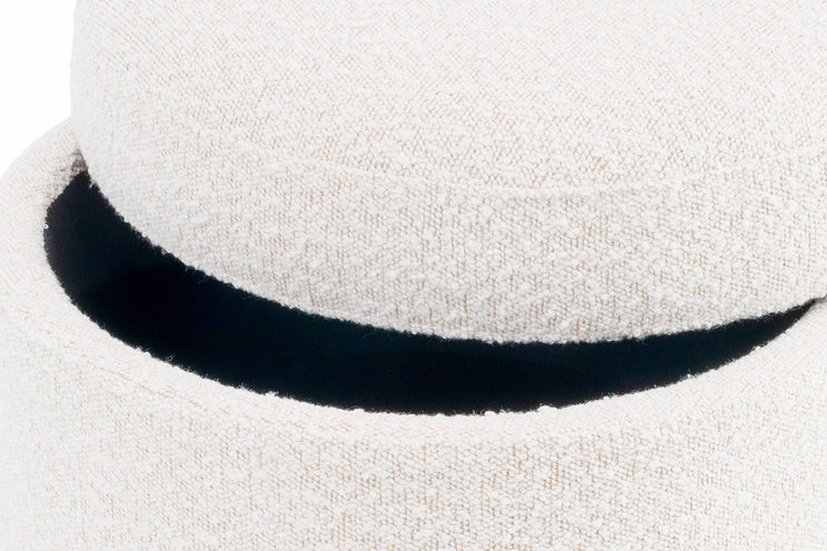Off-White Storage Ottoman